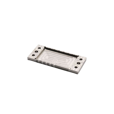 Pièces de fraisage usinées par commande numérique par ordinateur de plats de blocs en aluminium, pièces usinées par commande numérique par ordinateur médical