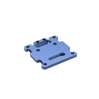 Pièces de fraisage usinées par commande numérique par ordinateur de plats de blocs en aluminium, pièces usinées par commande numérique par ordinateur médical