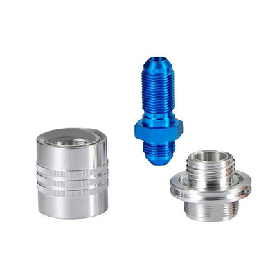 L'aluminium bleu anodisé a fait voyager en jet le métal fait sur commande haute précision de pièces mécaniques