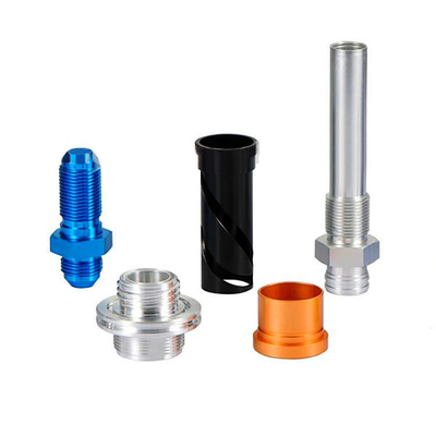 L'aluminium bleu anodisé a fait voyager en jet le métal fait sur commande haute précision de pièces mécaniques