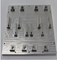 Montages en laiton en acier d'automation, pièces de usinage de fraisage ISO9001 de commande numérique par ordinateur