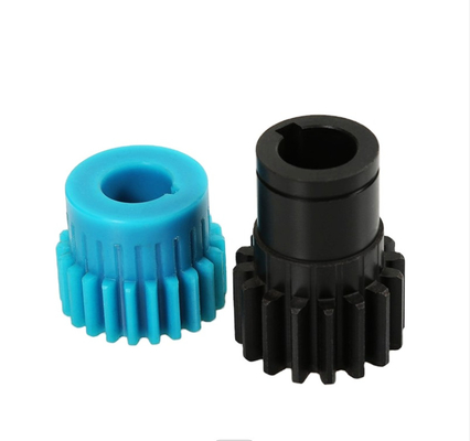 Pièces en plastique de construction résistantes de l'ozone, pièces de rotation de usinage de commande numérique par ordinateur de téflon d'ABS